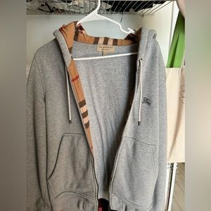 Burberry Hoodie Zip Up Size M